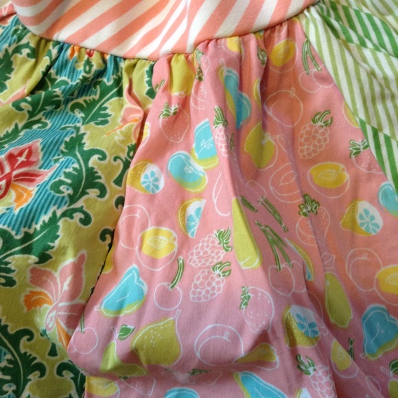 MATILDA JANE mixed pattern circle skirt 6 (E4) - Picture 3 of 8